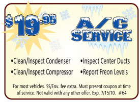19.95 a/c service